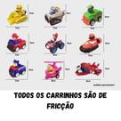 Kit Patrulha Canina 9 Carrinhos Coleção Com fricção