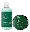 Kit Paul Mitchell Tea Tree Shampoo Pq+ Pomada Shaping 85g