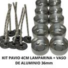 kit pavio de 4 mm mais lamparinade aluninio