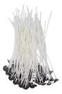 Kit Pavio Para Velas Parafinado + Ilhós - 20cm - 100 Unid