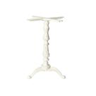 Kit Pé de Mesa Base Trava Veroninha Alumínio Fundido Branco