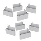 Kit Pé Plástico 4Dir-4Esq (8 Und) Branco Pé U 50 x 40 x 100 - Henn