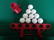 Kit Pebolim Totó 10 Bolas 01 Suporte Bolas 01 Cachimbo