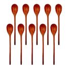 Kit Peças Colher De Pau Madeira Modelo Índio 44 Cm
