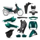 Kit Peças Plásticas Biz 100 Verde Boituva 2002