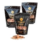Kit Pedaços de Lenha Defumação (Sabor Carvalho Whiskey) 1,5 Kg - Blackchip BBQ