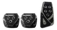 Kit Pedaleira Automotiva Esportiva Universal Preta