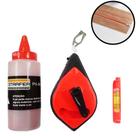 Kit Pedreiro Giz, Linha E Mini Nível Starfer 30m Kit Pedreiro Giz, Linha E Mini Nível Starfer 30m