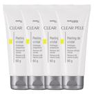 Kit Peeling de Cristal Clear Pele Abelha Rainha - 4 unidades
