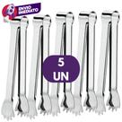 Kit Pegador De Gelo 18,5cm Pinça Garra Aço Inox Bar Drinks Frios Profissional Bartender Coquetéis Kit Pegador De Gelo 18,5cm Pinça Garra Aço Inox Bar Drinks Frios Profissional Bartender Coquetéis