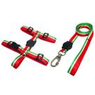 Kit Peitoral H Ajustável e Guia Reforçada para Cães Cachorros Pets Melancia Kit Peitoral H Ajustável e Guia Reforçada para Cães Cachorros Pets Melancia