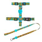 Kit Peitoral H Scooby Doo Ajustável para Cães M 1,2m FreeFaro