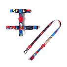 Kit Peitoral H Superman Ajustável para Cães FreeFaro