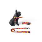 Kit Peitoral Y Antipuxão para cachorros com Coleira e Guia Wave