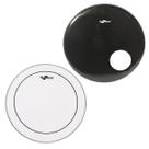 Kit Pele 22'' Bumbo Hidráulica Spanking + Pele Muffler Furo