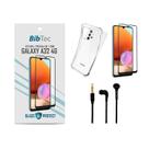 Kit Película 3D + Capa Transparente + Fone de Ouvido para Samsung Galaxy A32 4G