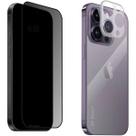 Kit Película 3D Vidro Privacidade + Película Câmera Traseira para Iphone 15 Pro Kit Película 3D Vidro Privacidade + Película Câmera Traseira para Iphone 15 Pro