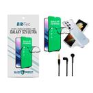 Kit Película 9D Cerâmica + Capa Transparente + Fone de Ouvido Samsung Galaxy S21 ULTRA