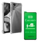 Kit Película Cerâmica 9D + Capa TPU Anti Impactos para Moto G22