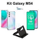 Kit Película de Cerâmica + Capa Anti Impactos + Suporte de Mesa para Samsung Galaxy M54 Kit Película de Cerâmica + Capa Anti Impactos + Suporte de Mesa para Samsung Galaxy M54