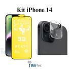 Kit Película de Cerâmica Fosca + Película de Câmera Traseira para Iphone 14