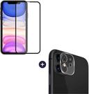 Kit Pelicula De Vidro 3D Frontal + Pelicula Camera Traseira Para Iphone 11
