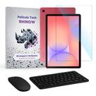 Kit Película de vidro para Samsung Galaxy Tab S10 Lite 10,9" + Teclado e Mouse (Preto)