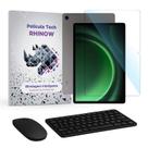 Kit Película de vidro para Samsung Galaxy Tab S9 FE/S10 FE 10,9" + Teclado e Mouse (Preto)