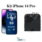 Kit Película Fosca Privacidade + Película de Câmera Traseira para Iphone 14 Pro