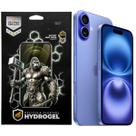 Kit Película Hydrogel HD Frontal + Traseira para iPhone 16 Plus - Proteção Completa - Gshield