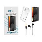 Kit Película Privacidade 3D + Capa Transparente + Fone de Ouvido Samsung Galaxy A32 4G