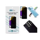 Kit Película Privacidade 3D + Capa Transparente + Película de Câmera Samsung Galaxy A53