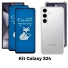 Kit Película Privacidade Fosca + Capa para Samsung Galaxy S24 Tela 6.2 Polegadas Kit Película Privacidade Fosca + Capa para Samsung Galaxy S24 Tela 6.2 Polegadas