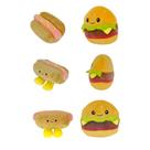 Kit Pelúcias Hora Do Lanche Burger+Hot Dog Caa Toys Kit Pelúcias Hora Do Lanche Burger+Hot Dog Caa Toys