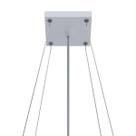 Kit Pendente Taschibra Waffle Quadra Bivolt