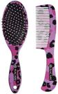 Kit Pente e Escova Animal Print Isacare