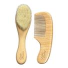Kit Pente e Escova de Bambu - Laço Bebê