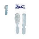 Kit Pente + Escova Bebê Caricia Cores Sortidas - 96626 - Bovolin