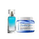 Kit Perfume Capilar Geleia Hidratante Corporal Celestial Glow Barbours Beauty