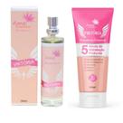 Kit Perfume e Creme Hidratante Viktória Feminino 30ml Alta Fixação