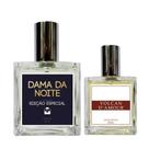 Kit Perfume Fem. - Dama da Noite 100ml + Volcan D'Amour 30ml