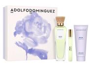 Kit Perfume Feminino Adolfo Dominguez Aguafresca Rosas Eau de Toilette 120ml + 1 Eau de Toilette 10ml + 1 Body Lotion 75ml