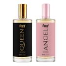 Kit Perfume Feminino Angel e Queen Fragrância Importada Raaf Cosmetics - 30mL