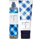 Kit Perfume Feminino Bath e Body Works Gingham Body Splash e Creme Hidratante Original Importado