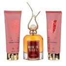 Kit Perfume Rose De Soleil Riffs Edp Feminino 100ml + Shower 100ml + Body Lotion 100ml