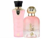 Kit Perfumes Árabes Femininos Al Wataniah Tiara Pink & Tibyan 100ml cada (2 Perfumes)
