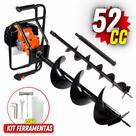 KIT Perfurador de Solo Vulcan VPS520 2T 52CC 2,5CV com Broca 80x20cm + Broca 80x10cm + Extensão 40cm KIT Perfurador de Solo Vulcan VPS520 2T 52CC 2,5CV com Broca 80x20cm + Broca 80x10cm + Extensão 40cm