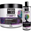 Kit Permanente Afro 2 Produtos Salon Line creme loção