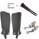 Kit Perneira de Neoprene + Espora de Inox + Correia de Espora em Couro Direto da Fábrica