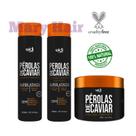 Kit Pérolas De Caviar Shampoo Condicionador Máscara
